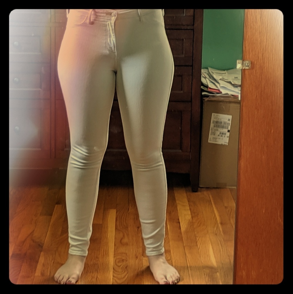 Hollister White Jegging